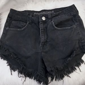 🌟American Eagle High Waisted Black Shorts